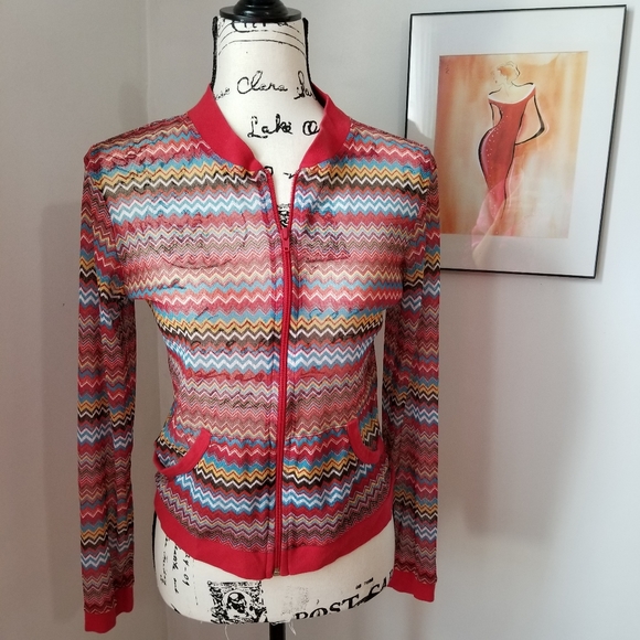 Bisou Bisou Sweaters - BISOU BISOU MIchele BOHBOT Red Sweatshir
